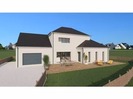 terrain avec maison neuve à vendre