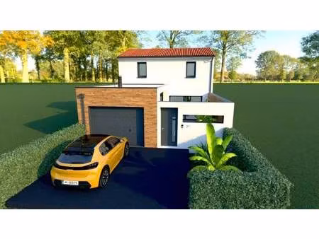 terrain avec maison neuve à vendre