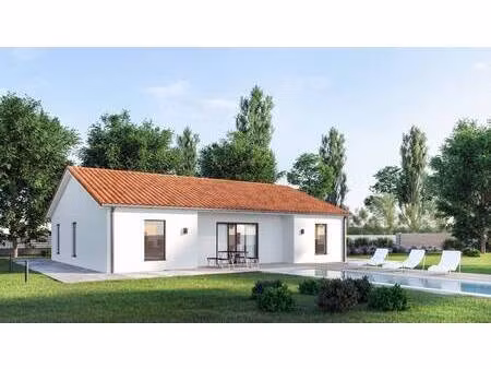 terrain avec maison neuve à vendre