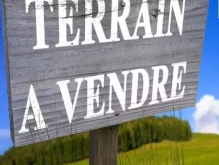 terrain viabilisé 1000m²
