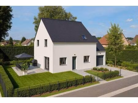 terrain avec maison neuve à vendre