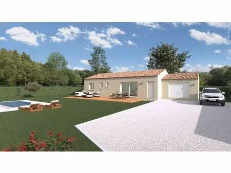 terrain avec maison neuve à vendre