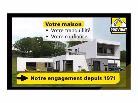 terrain avec maison neuve à vendre