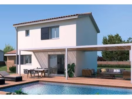 terrain avec maison neuve à vendre