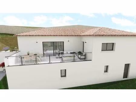 terrain avec maison neuve à vendre