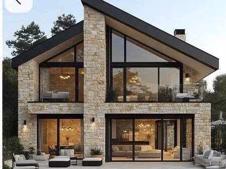 terrain avec maison neuve à vendre