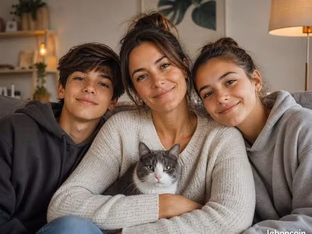 maman sérieuse + 2 ados sympas + 1 chat discret cherchent t3/t4 chaleureux bab et villes p