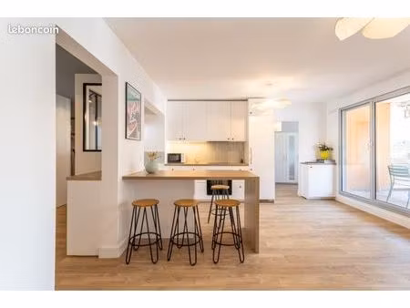 appartement meublé 3 chambres – 85 m² – annemasse centre  tram et gare à pied