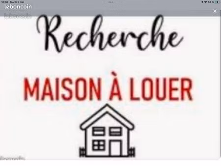 recherche maison à louer