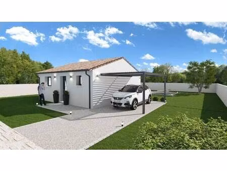 terrain avec maison neuve à vendre