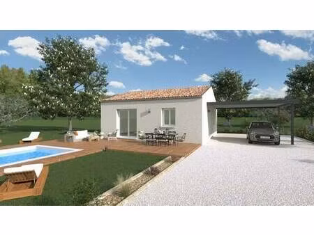 terrain avec maison neuve à vendre
