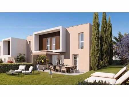 fréjus - programme neuf - maison 4 pièces  jardin et parking