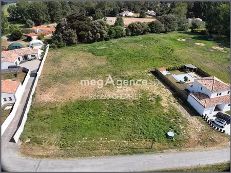 vente terrain 1318 m² à saint-hilaire-de-riez (85270)  128 000 €