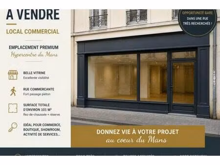 vente - local le mans