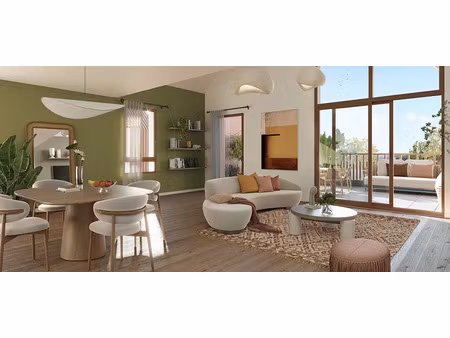 2 pièces 47m² terrasse parking sous-sol inclus