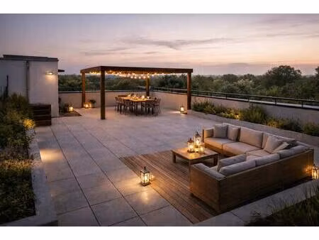 t5 dernier etage terrasse 2 parkings hippodrome