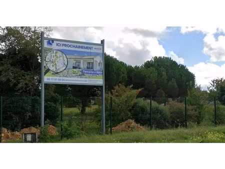 vente terrain 388 m² à saint-rogatien (17220)  187 900 €