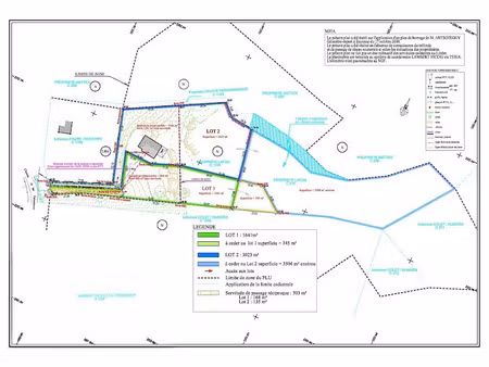 vente terrain 8612 m² à urt (64240)  469 000 €