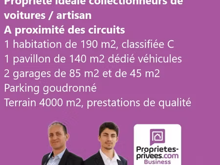 vente locaux professionnels 460 m² à magny-cours (58470)  274 700 €