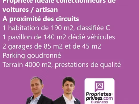 vente locaux professionnels 460 m² à magny-cours (58470)  294 000 €