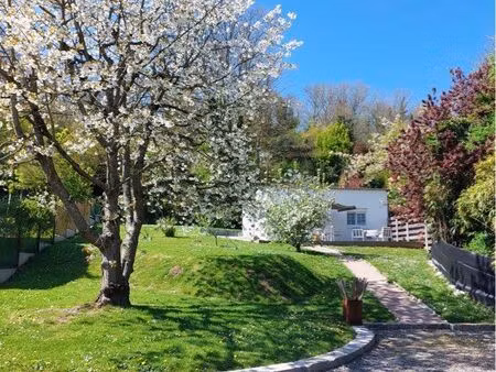 rare à 300 m de la mer – maison de qualité + terrain constructible 800 m² – fort potentiel