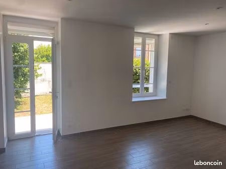 charleville av carnot beau f3 avec jardin
