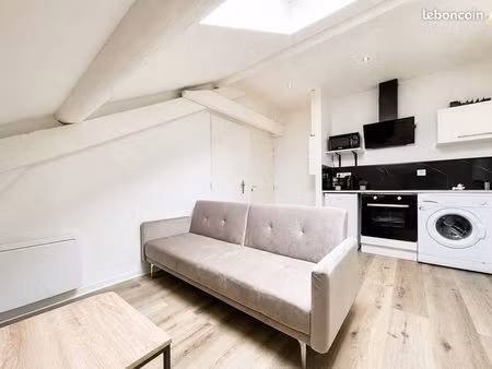 appartement t2 meublé 25m² - proche artem nancy - 520 cc