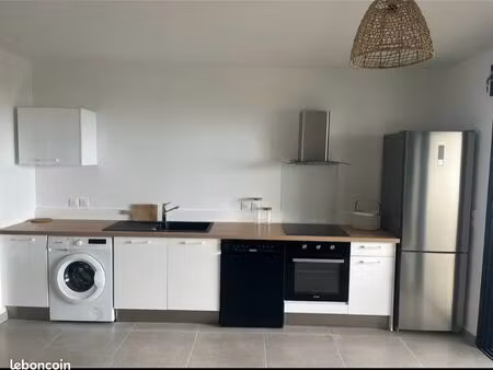 t3 duplex meublé - vue mer saint leu
