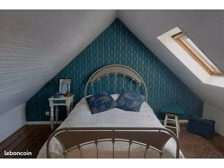 t3 meublé 73 m² – 2 chambres et cheminée – proche mer – le relecq-kerhuon