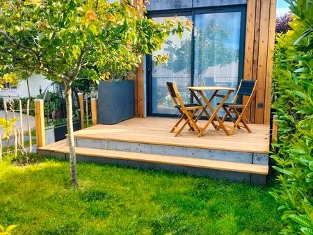 studio meublé étudiant avec terrasse et jardin