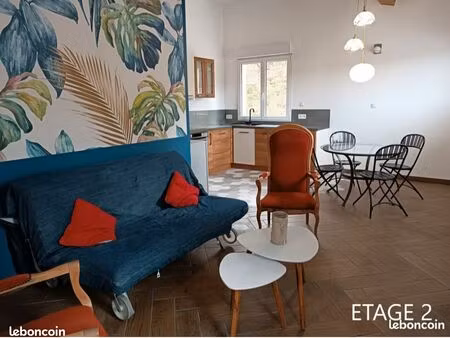 t3 meublé 70m2 avec terrasse 40m2