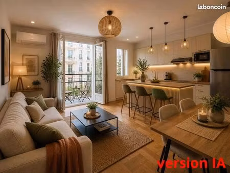 appartement 3 pièces 65 m²