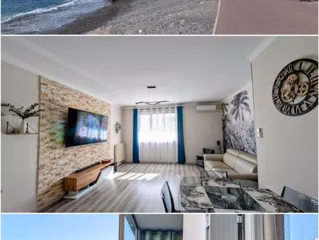 particulier vend 4 pièces cros-de-cagnes 81m2 + 10m2 loggia à 200m du bord de mer et 2min 