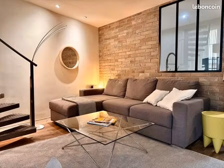 nice – carré d’or / negresco - duplex dernier étage 50 m² – ensolleilé