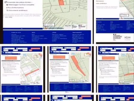 vente en lot de 8 parcelles