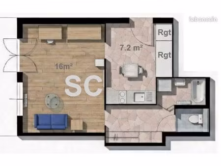 appartement 1 pièce