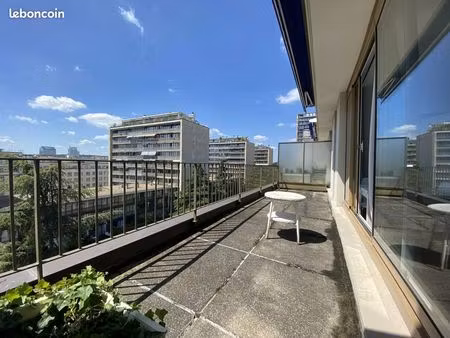 location f1 meublé de 31 m² au 3ème étage avec terrasse de 16m² à boulogne-billancourt (92