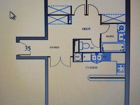 chatenay malabry 3 pièces de 72m² + parking