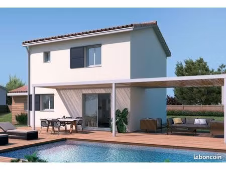 villa neuve 80 m² avec 3 chambres et garage sur terrain viabilisé de 300 m² à portel-des-c