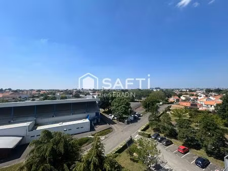 rezé - appartement 3 pièces 69 m² - balcon ouest + stationnement