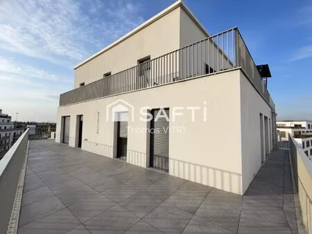 appartement lumineux avec grande terrasse à bondy