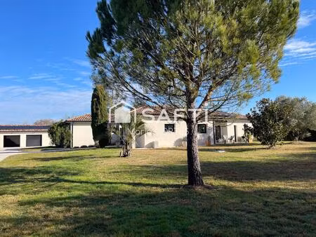 maison standing de plain-pied