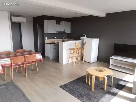 t 3 meublé 80m2 2 chambres