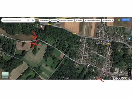 terrain à asnières sur oise 95270
