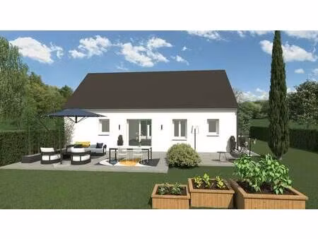terrain avec maison neuve à vendre