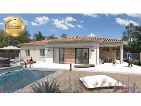 terrain avec maison neuve à vendre