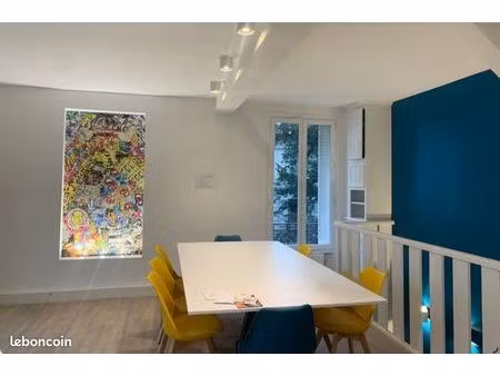 à louer bureaux 110 m2 centre-ville — enghien-les-bains 110 m² privatifs · 3 niveaux