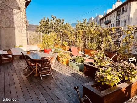 appartement t5 120m2 + terrasse 120m2 secteur verney chambery