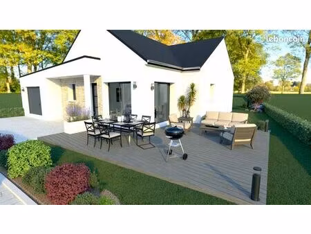 maison plain-pied 90m² loudéac