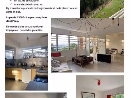 appartement f3  calme  sans vis à vis  avec vue à clairière  fort-de-france